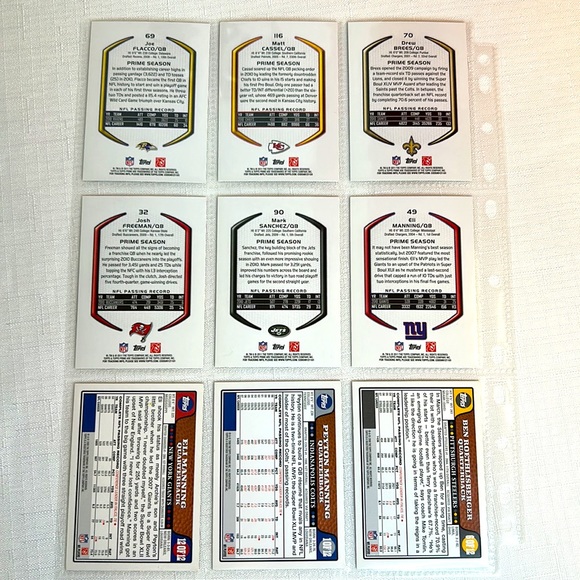 Quarterback Trading Cards Matt Cassel RIP - Picture 2 of 15